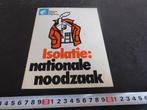 sticker Isolatie: nationale noodzaak, Ophalen, Zo goed als nieuw
