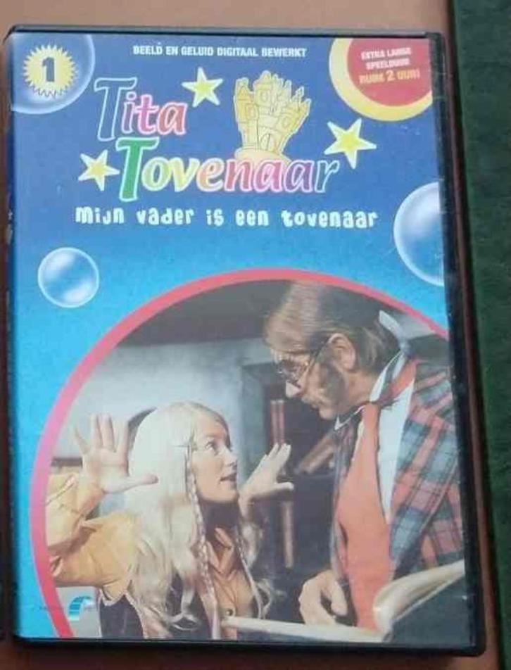 TiTa Ti Ta Tovenaar DVD 's + VHS video + LP, Cd's en Dvd's, Dvd's | Kinderen en Jeugd, Zo goed als nieuw, Tv fictie, Avontuur