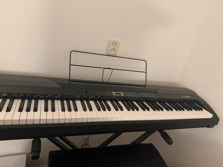 Thomann DP26 keyboard piano zwart inclusief standaard, bank, Muziek en Instrumenten, Keyboards, Nieuw, 88 toetsen, Overige merken