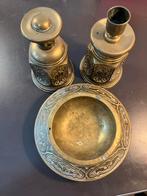 Koperen Rookstel met Decoratie, Ophalen of Verzenden, Koper of Brons