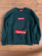 Supreme Box Logo Crewneck FW22 Dark Pine (M), Kleding | Heren, Groen, Maat 48/50 (M), Ophalen of Verzenden, Supreme