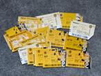 19x oude voetbal entree kaartjes thuis Roda JC Kerkrade, Verzenden, Gebruikt, Roda JC, Poster, Plaatje of Sticker