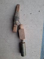 Oude schietlood met touw, Ophalen of Verzenden, Gebruikt