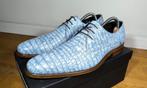 Floris van Bommel herenschoenen maat 7,5 / 41,5, Ophalen, Blauw, Floris van Bommel, Zo goed als nieuw