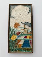 Porceleyne Fles Delft Cloisonne tegel, Antiek en Kunst, Ophalen of Verzenden
