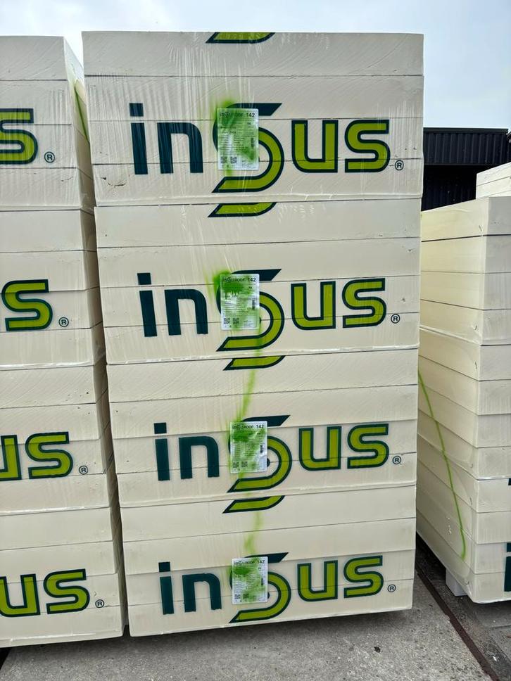 InSus Isolatieplaten - Nieuw, Doe-het-zelf en Verbouw, Isolatie en Afdichting, Nieuw, Vloerisolatie, Piepschuim (Tempex), 12 cm of meer