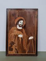 marqueterie intarsia paneel De goede herder 30x45cm, Ophalen of Verzenden