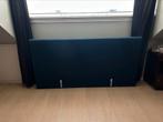 Hoofdbord 180 cm donkerblauw, Ophalen, Zo goed als nieuw, Tweepersoons, 180 cm
