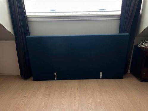 Hoofdbord 180 cm donkerblauw, Huis en Inrichting, Slaapkamer | Boxsprings, Zo goed als nieuw, 180 cm, Tweepersoons, Ophalen