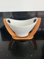 Nieuw Fruitmand Keramische Kom Met Bamboe Standard, Huis en Inrichting, Woonaccessoires | Schalen en Manden, Ophalen of Verzenden