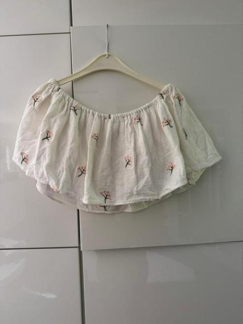 Leuke top Zara, Kleding | Dames, Tops, Gedragen, Maat 42/44 (L), Wit, Ophalen of Verzenden