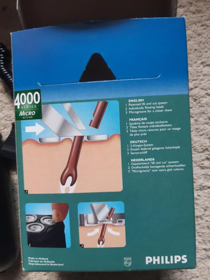 scheerapparaat. electrisch. Philishave 4000, Sieraden, Tassen en Uiterlijk, Uiterlijk | Lichaamsverzorging, Zo goed als nieuw