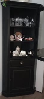 Riverdale hoekkast antiek zwart, Ophalen of Verzenden, 50 tot 75 cm, 50 tot 100 cm, 200 cm of meer