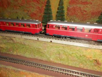 Märklin 3076 ACCU treinstel BR 515 met bij wagon BR 815 beschikbaar voor biedingen