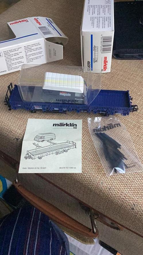 Marklin MAGAZIN JAARWAGEN 1993 met VW LT nieuw in ovp, Hobby en Vrije tijd, Modeltreinen | H0, Nieuw, Wagon, Wisselstroom, Märklin