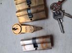 Abus deur cilinders, Ophalen of Verzenden, Gebruikt, Koper of Messing, Slot