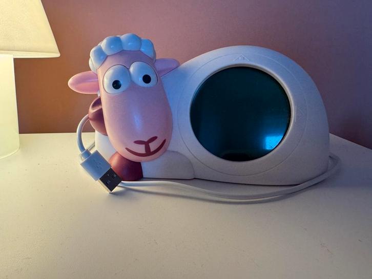 Zazu Slaaptrainer wekker - Sam het schaap - Perfecte staat, Witgoed en Apparatuur, Wekkers, Zo goed als nieuw, Ophalen of Verzenden