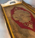 Mooi oud houten dienblad 43 x 26 cm, Huis en Inrichting, Woonaccessoires | Dienbladen, Ophalen of Verzenden, Zo goed als nieuw