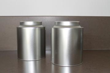 Set nieuwe moderne strakke voorraadpotten / bussen beschikbaar voor biedingen