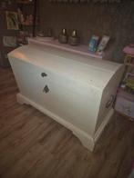 Antieke houten dekenkist, Huis en Inrichting, Kasten | Dressoirs, Gebruikt, 100 tot 150 cm, Overige houtsoorten, Antiek