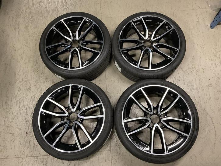Mercedes-Benz AMG velgen met banden, Auto-onderdelen, Banden en Velgen, Banden en Velgen, Personenwagen, Gebruikt, Ophalen of Verzenden