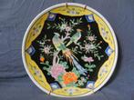 Japans porseleinen bord polychroom decor vogels ca 1900 d 31, Antiek en Kunst, Ophalen of Verzenden
