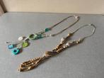 NIEUWSTAAT 2X halsketting ketting hals - kettingen, Sieraden, Tassen en Uiterlijk, Overige materialen, Verstelbaar, Overige kleuren