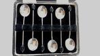 6 Zilv. Lepeltjes Bakelieten Koffieboon +Doos., Antiek en Kunst, Antiek | Bestek, Ophalen of Verzenden