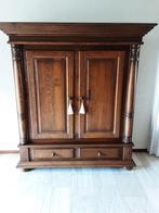 Toogkast/broodkast donker eiken, Huis en Inrichting, Kasten | Buffetkasten, Ophalen, Gebruikt, 150 tot 200 cm, Eikenhout