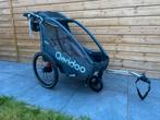 Qeridoo Qupa 1 Fietskar + Baby schaal, Opvouwbaar, Ophalen of Verzenden, Zo goed als nieuw, Kinderkar