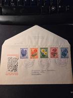 @@ E13 beschreven @@ A  open klep, Postzegels en Munten, Postzegels | Eerstedagenveloppen, Ophalen of Verzenden, Beschreven, Nederland