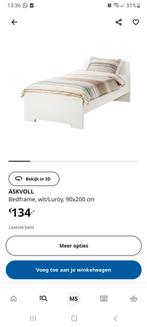 2x askvoll bed met lattenbodem, Huis en Inrichting, Ophalen, Gebruikt, 90 cm, Eenpersoons