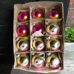 Doosje met 12 oude kerstballen, Ophalen of Verzenden