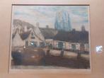 Originele ets met aquarel – George Lammens (1871–1949), Antiek en Kunst, Ophalen of Verzenden