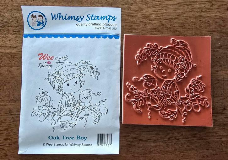 6 Wee stamps Whimsy stamps, Hobby en Vrije tijd, Kaarten | Zelf maken, Zo goed als nieuw, Pons of Mal, Overige thema's, Ophalen of Verzenden
