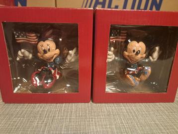 Disney Traditions Mickey & Minnie USA Vlag Set beschikbaar voor biedingen