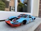 1:12 Ford GT40 #6 Gulf LeMans 1969 GMP 12073, Hobby en Vrije tijd, Auto, Info@acmediecast.com, Nieuw, Ophalen of Verzenden