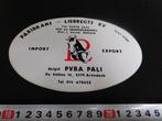 sticker Eersel Arendonk Paridaans Liebrehts bv P.V.B.A. Pali, Ophalen, Zo goed als nieuw, Bedrijf of Vereniging