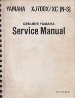 Yamaha XJ700X-XS Service manuel Engels 1985, Motoren, Handleidingen en Instructieboekjes, Ophalen of Verzenden, Yamaha