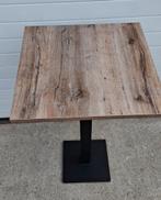 2 x statafels kantoor tafels bartafel hout metaal staantafel, Huis en Inrichting, Tafels | Statafels, Ophalen of Verzenden, Zo goed als nieuw