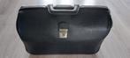 NS Conducteurs Tas - Zwart Leer - Spoorwegen Drievaks Tas., Ophalen of Verzenden, Gebruikt, Trein, Overige typen
