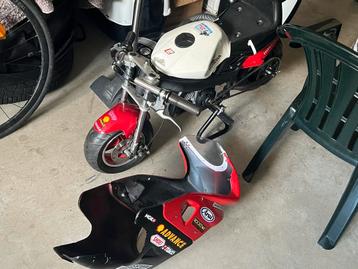 Minibike met nieuw blok (loopt)