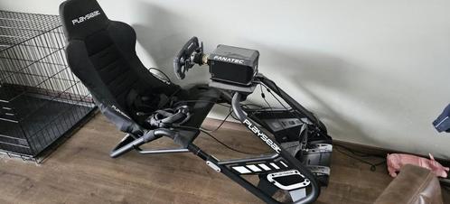 Fanatec podium DD1 + Clubsport + QR1 + CSL Pedal+ Playseat T, Computers en Software, Joysticks, Zo goed als nieuw, Ophalen of Verzenden