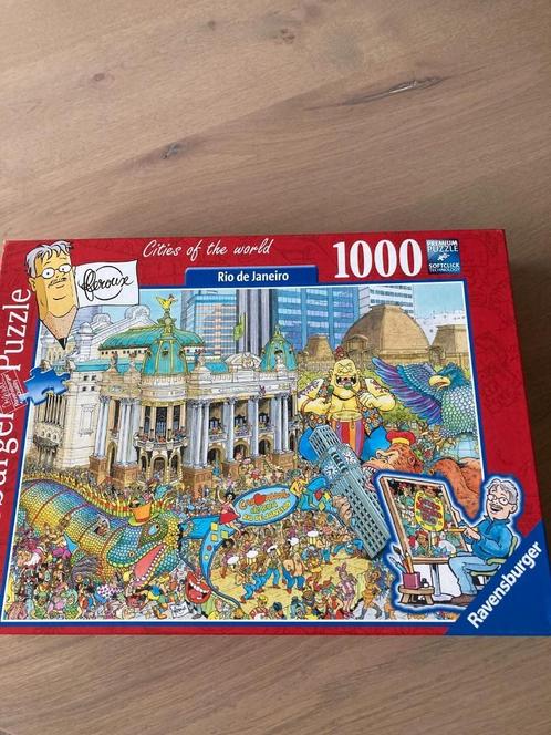 12 puzzels Ravensburger steden set, Hobby en Vrije tijd, Denksport en Puzzels, Zo goed als nieuw, Legpuzzel, 500 t/m 1500 stukjes