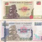ZIMBABWE 50 - 1000 DOLLARS, Ophalen of Verzenden, Overige landen
