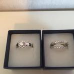 Zilveren ring met 2 aanschuifringen maat 16, Sieraden, Tassen en Uiterlijk, Ringen, Ophalen, Nieuw, Kleiner dan 17, Dame