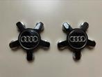 2 x Audi zwart naafdop naafkap 4F0 601165 N ster stervormig, Auto diversen, Wieldoppen, Ophalen of Verzenden, Gebruikt