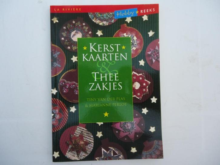 Knutselboek. Kerstkaarten maken met theezakjes Tiny v.d Plas, Boeken, Hobby en Vrije tijd, Zo goed als nieuw, Overige onderwerpen