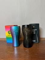 Zeldzame coca cola mc Donalds glazen glitter & regenboog, Frisdrankglas, Ophalen of Verzenden, Zo goed als nieuw