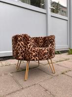 Hondenmand S / Kattenmand of poef luiepaardprint op poten, Dieren en Toebehoren, Hondenmanden, Ophalen of Verzenden, Zo goed als nieuw
